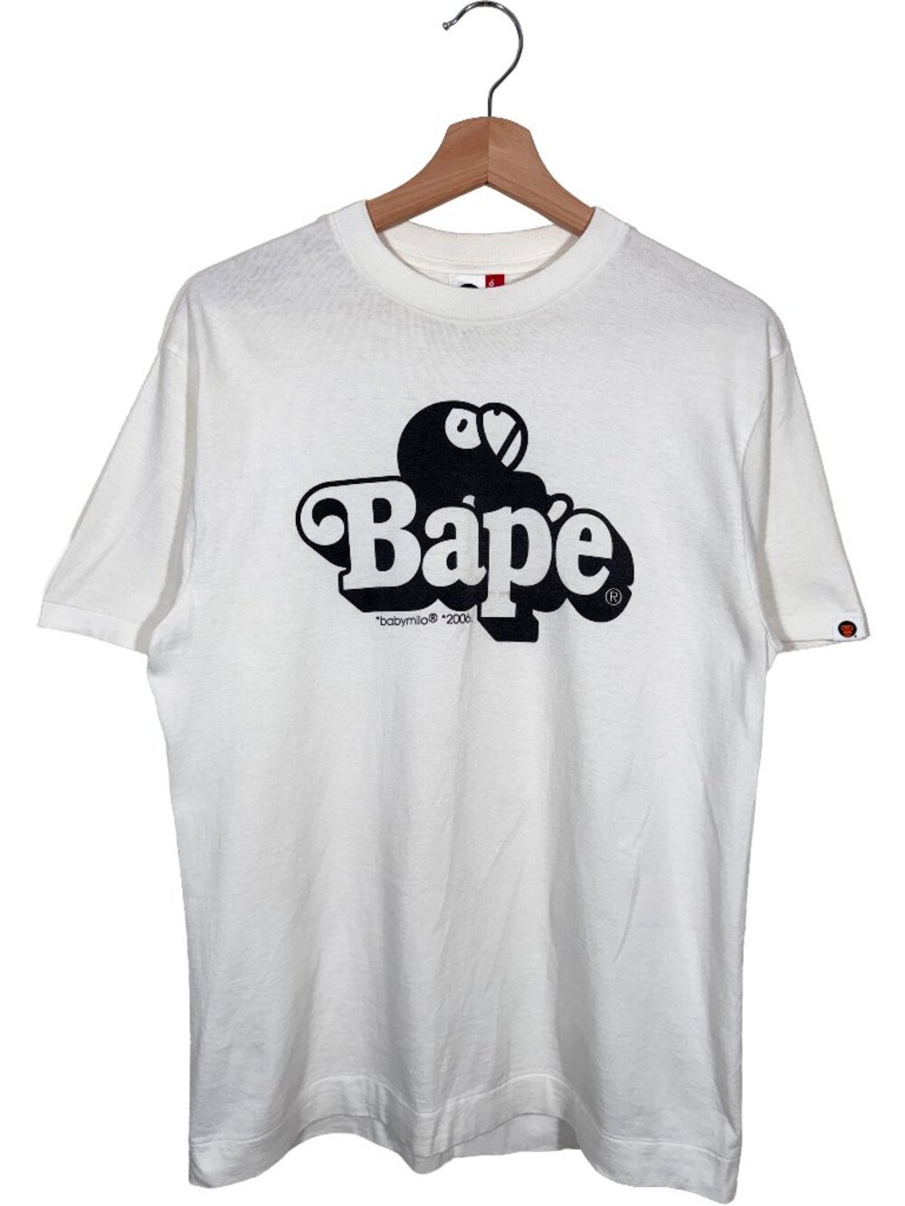 Vintage 2006 Baby Milo "BAPE" Graphic Tee White men's size JPN Medium
